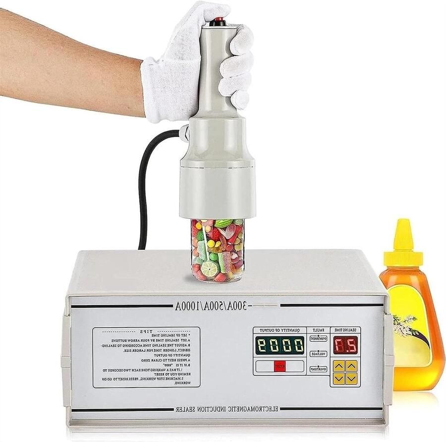 Fles Afdichtingsmachine Folie Sealer Flessen Verzegelen Handheld Ontwerp 15-50mm Diameter Zwart