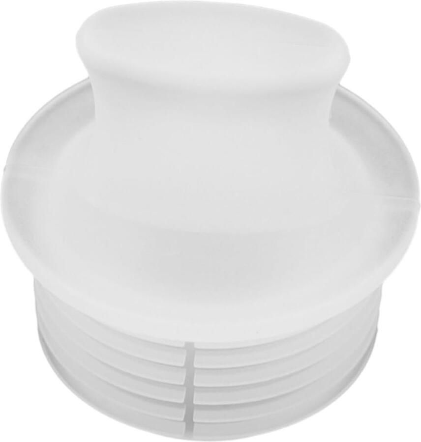 Flesdop Waterkoker Stopper Warmte Behoud Siliconen Materiaal 48 cm Wit