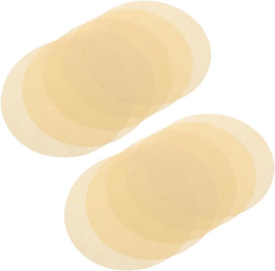 Flessendeksels Afsluitdoppen Potdeksels Sealing Tape Voedsel Opslaan Herbruikbaar Non-wovens Materiaal 12.5 cm Doorsnede Beige