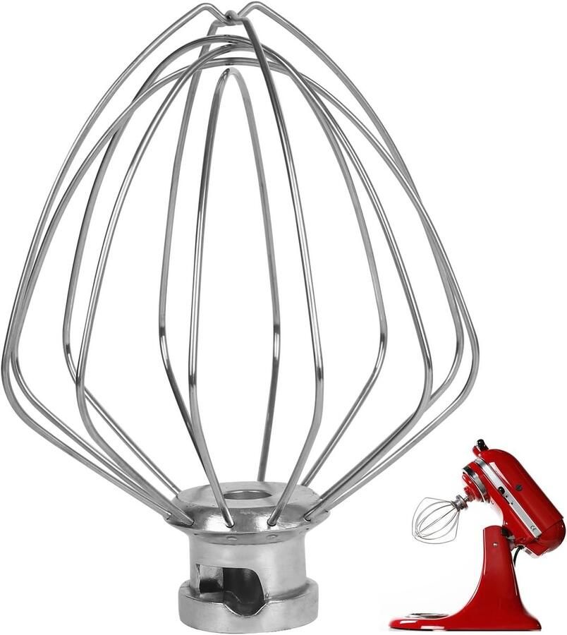 Flex Edge Beater voor 4.5-5 Quart Tilt Head Mixers Vervangingsonderdeel voor Bakmixers en Keukenaccessoires