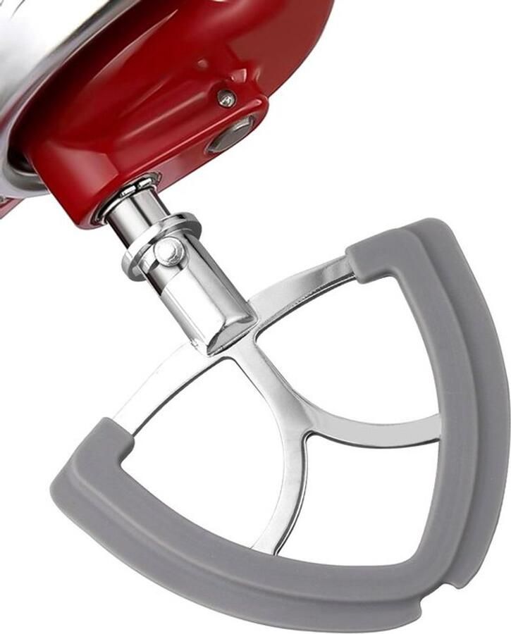 Flex Edge Klopper RVS Platte Klopper Voor 4 5 5 QT Tilt-Head Stand Mixer Vervangingsaccessoire - Foto 1