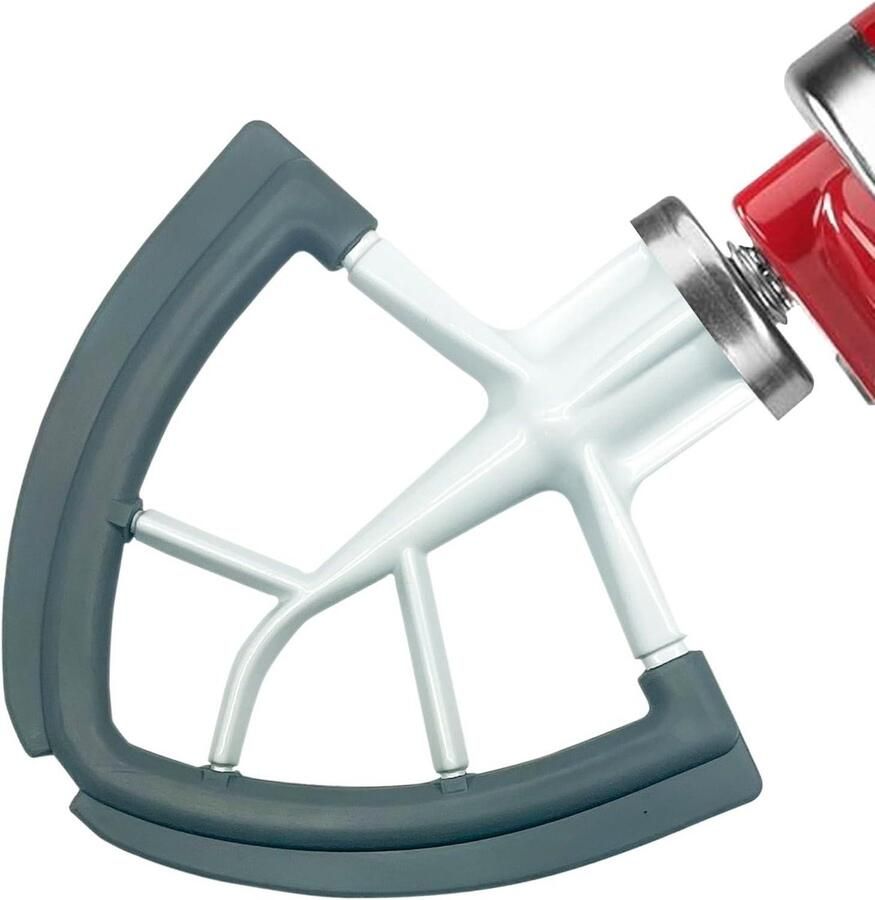 Flex Rand Klopper Keukenmachine Accessoire Beslag en Deeg Mengen Schraapt Komranden Tijdens Mixen 45-5 Liter Metaal