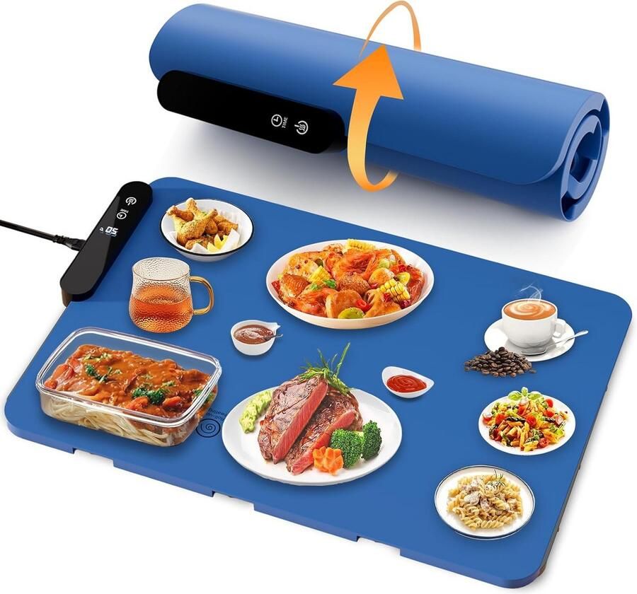 Flexibele Elektrische Warmhoudplaat met 5 Temperatuurstanden