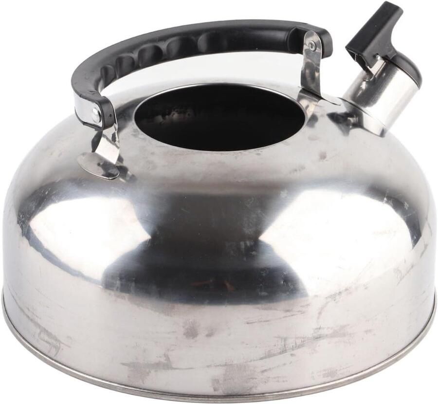 Fluitende Theeketel Waterketel RVS Snel Water Koken Eén Knop Deksel 3 Liter Capaciteit Zilverkleurig