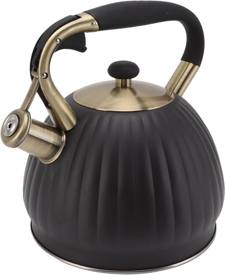 Fluitende Theeketel Waterkoker RVS Snel Water Koken Cool Touch Handvat 35 Liter Zwart