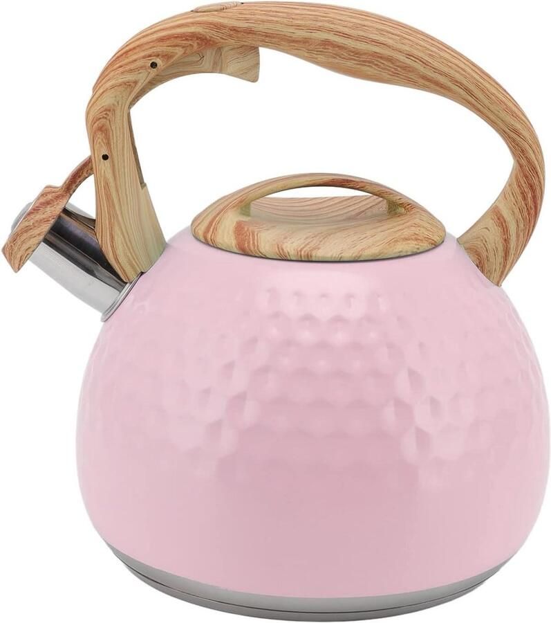 Fluitende Theeketel Waterkoker Thee Zetten Gezinsformaat 3 Liter Roze