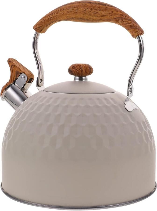 Fluitende theepot Waterkoker fornuis Water koken Grote capaciteit 25 Liter Beige