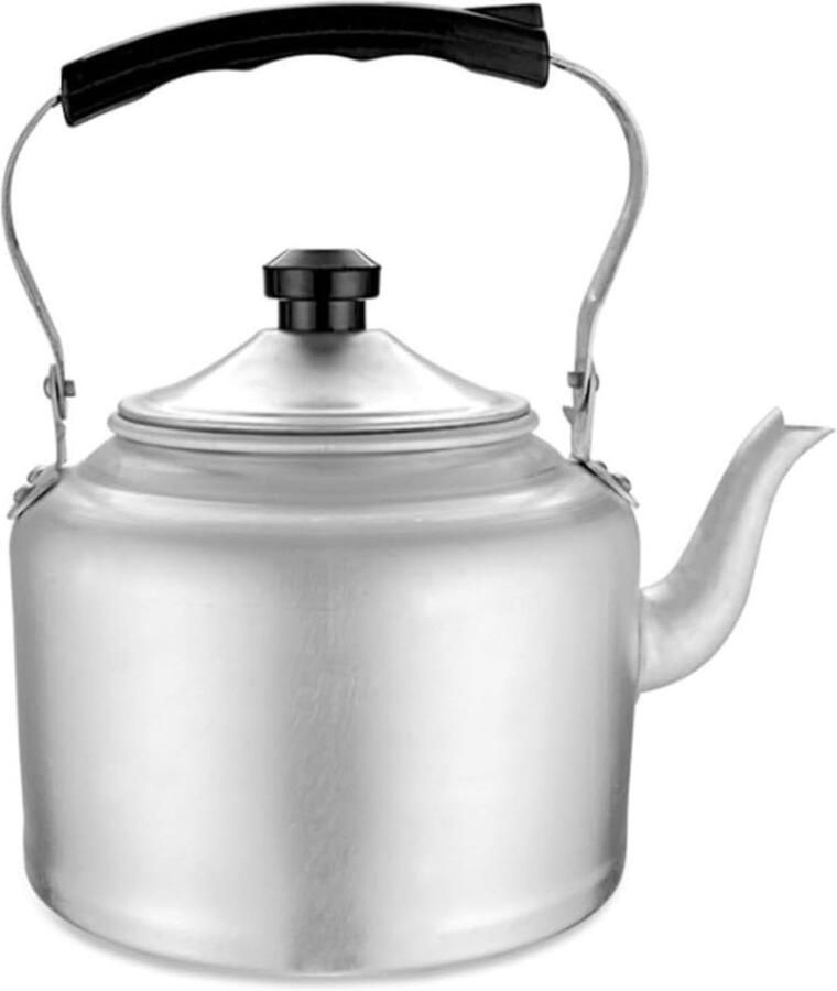 Fluitketel Aluminium Waterkoker theeketel Water Koken Snelle Warmtegeleiding 3L Zilver