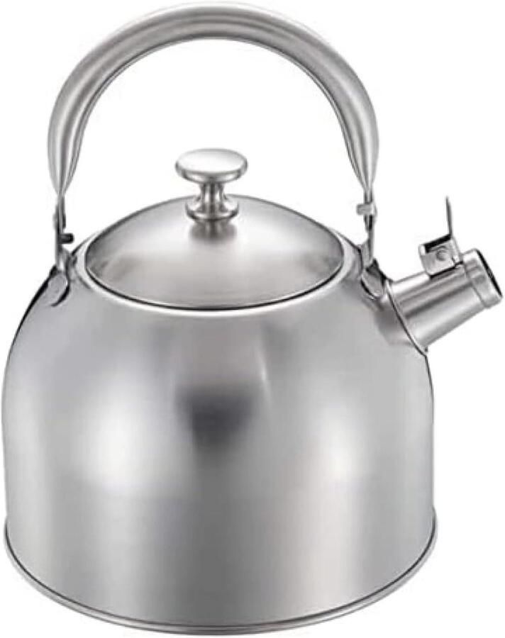Fluitketel RVS Waterketel Kookplaat Water Koken Dikke Bodem 35 liter Zilver