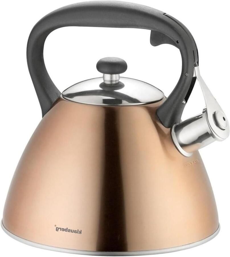 Fluitketel Waterketel Thee en Koffie Optimaal warmteverdeling 2.5 Liter Zilver