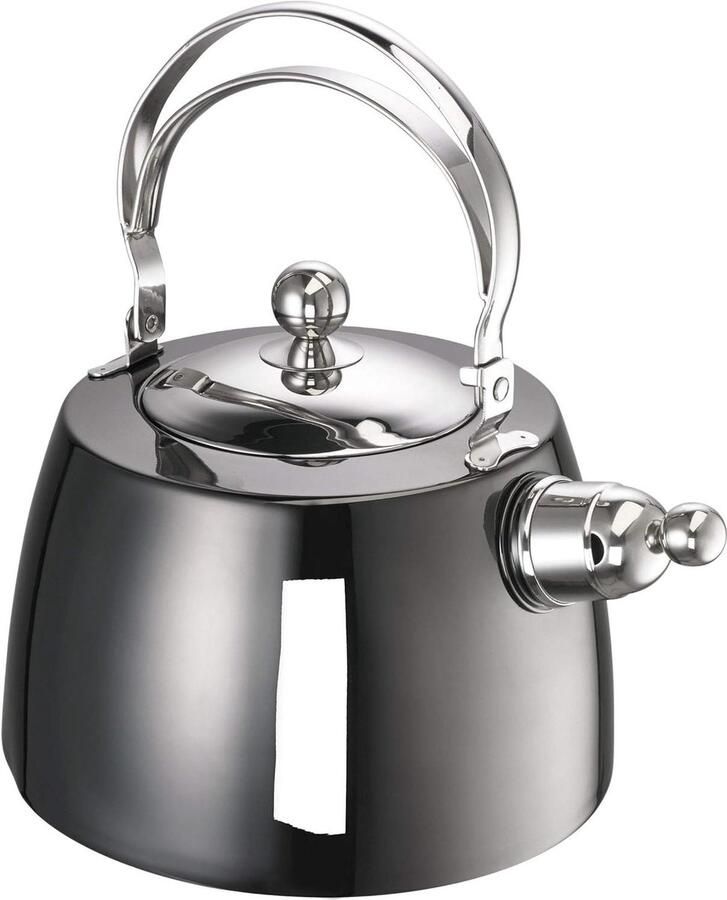 Fluitketel Waterketel Thee Zetten Energiebesparend 2 Liter Antraciet