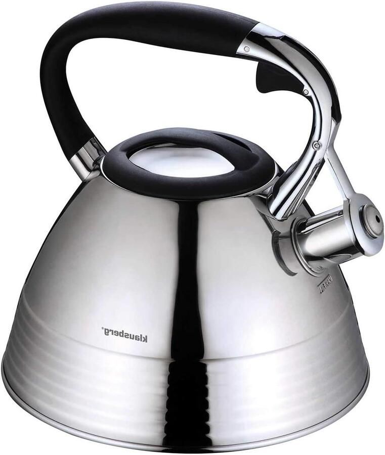 Fluitketel Waterketel Water Koken Antikleef Coating 3 Liter Grijs