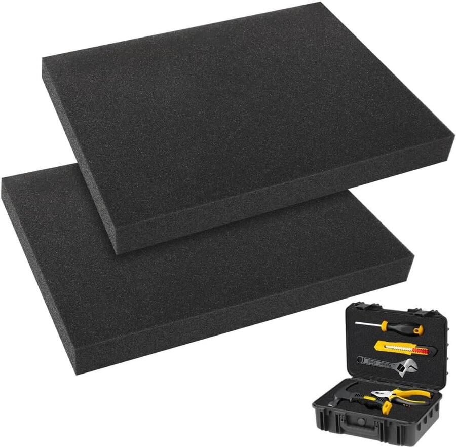 Foam snijden 400 x 300 x 40 mm Geëxpandeerd schuim Lichtgewicht en elastisch Perfect voor bescherming ShopVlot