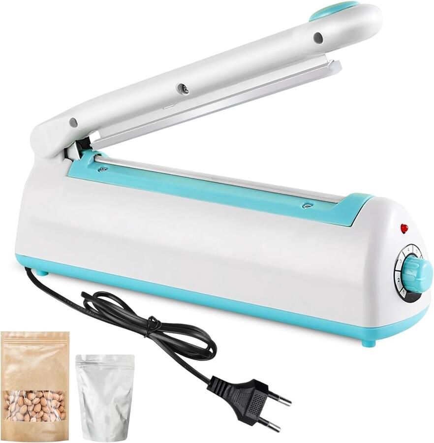 Folielasapparaat 200 mm folielasapparaat impulse heat bag sealer afdichtingsmachine zegelmachine plastic bag sealer afdichtingsbreedte balklasapparaat voor Mylar PP