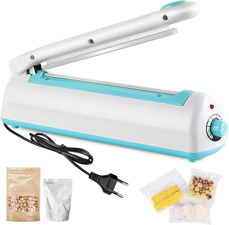 Folielasapparaat 300 mm folielasapparaat Impulse Heat Bag Sealer verzegelingsmachine plastic bagsealer afdichtbreedte balklasapparaat voor Mylar PP-zakken