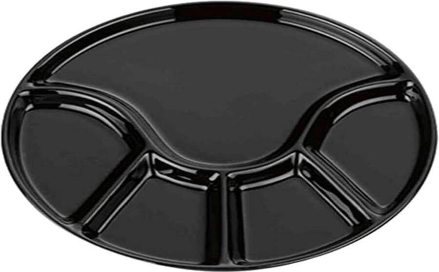 Fonduebord Rond 21 5 cm Glanzend Zwart Geschikt Voor Fondue