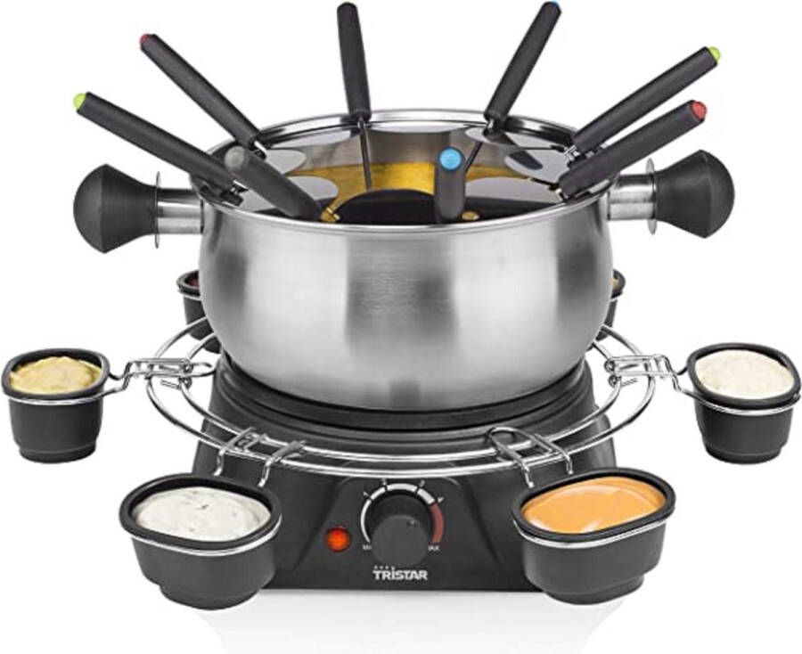 Fondueset Foundations chocoladefondue of oliefondue kaasfondue fondueset.Fonduevorken - Foto 2