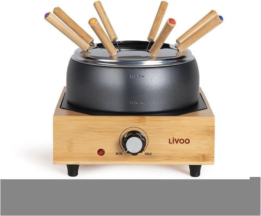 Fondueset voor 8 personen Elektrisch 800 W Perfect voor gezellige avonden