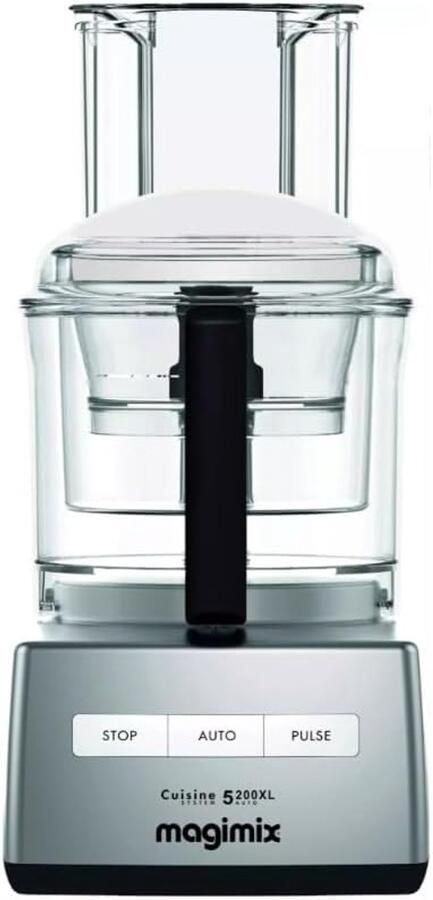 Foodprocessor 5200 XL matt chrome energiezuinig perfect voor elke keuken SnelShoppen