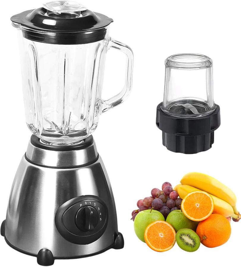 Foodprocessor Blender 850W 1.5L Multifunctioneel Smoothie Maker