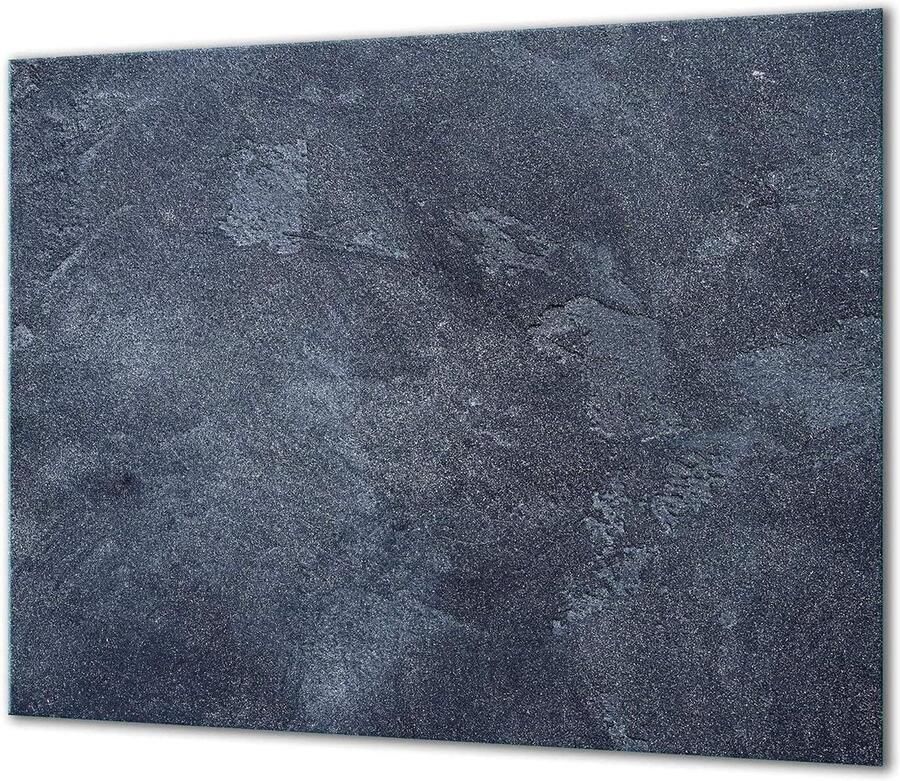 Fornuis Afdekplaat Glas Kookplaat Beschermer Extra Werkblad Gehard Glas 60x52 cm Leisteen