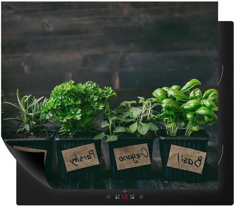 Fornuis Afdekplaat Inductiemat Kookplaat Keuken Beschermen Antislip Werkblad 60 x 52 cm Groen