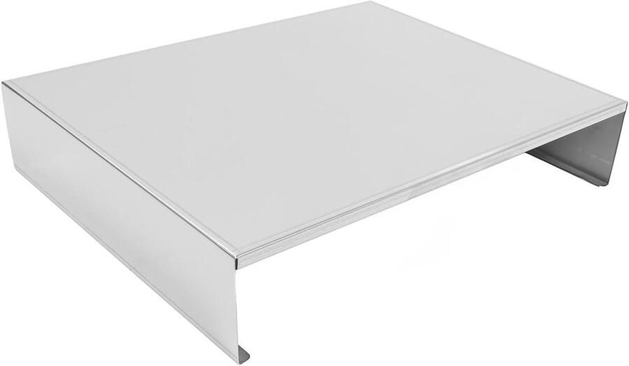 Fornuis Afdekplaat Keukenplank Werkruimte Creëren Hittebestendig Staal 51x36 cm Zilverkleurig