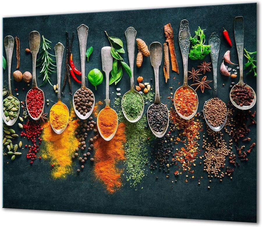 Fornuis Afdekplaat Kookplaat Beschermer Keuken Beschermen Gehard Glas 60 x 52 cm Universeel