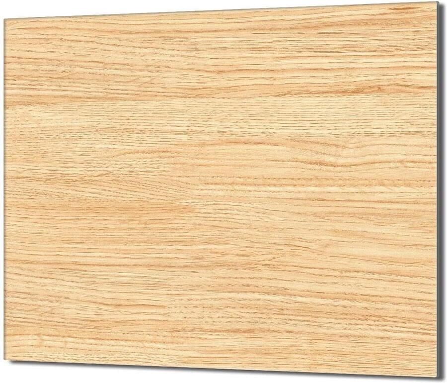 Fornuis Afdekplaat Kookplaat Beschermer Keuken Beschermen Gehard Glas 60x52 cm Hout