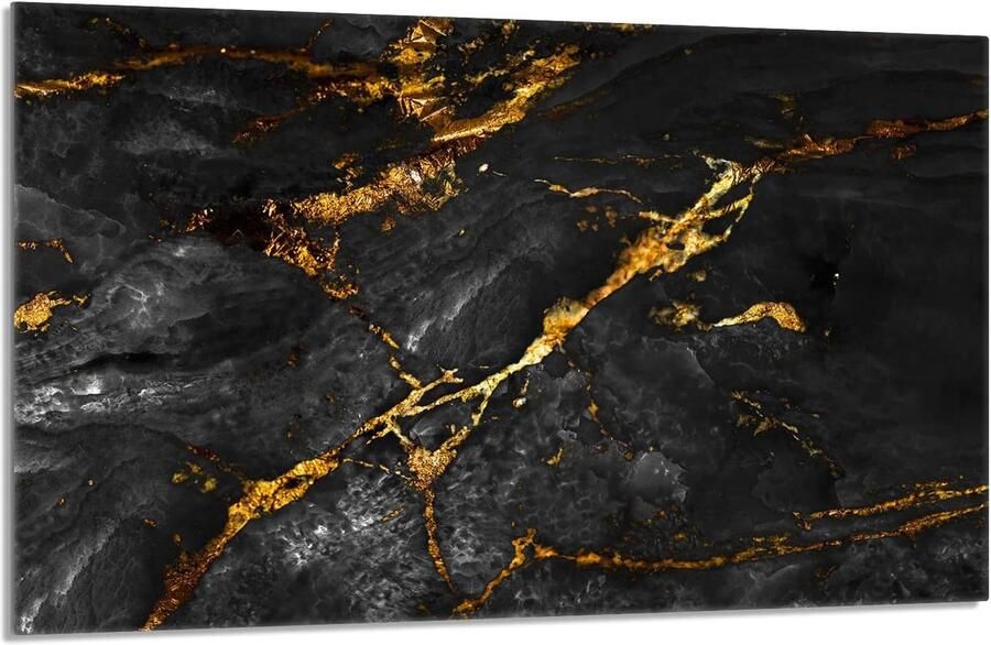 Fornuis Afdekplaat Kookplaat Beschermer Keuken Beschermen Gehard Glas 80x52 cm Marmer
