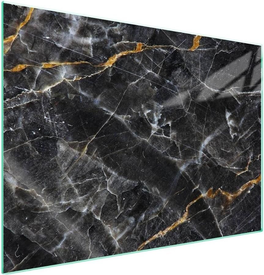 Fornuis Afdekplaat Kookplaat Beschermer Keuken Decoratie Gehard Glas 70 x 52 cm Marmer