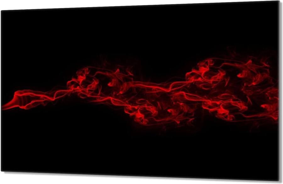 Fornuis afdekplaat Kookplaat beschermer Keuken decoratie Gehard glas 80x52 cm Zwart