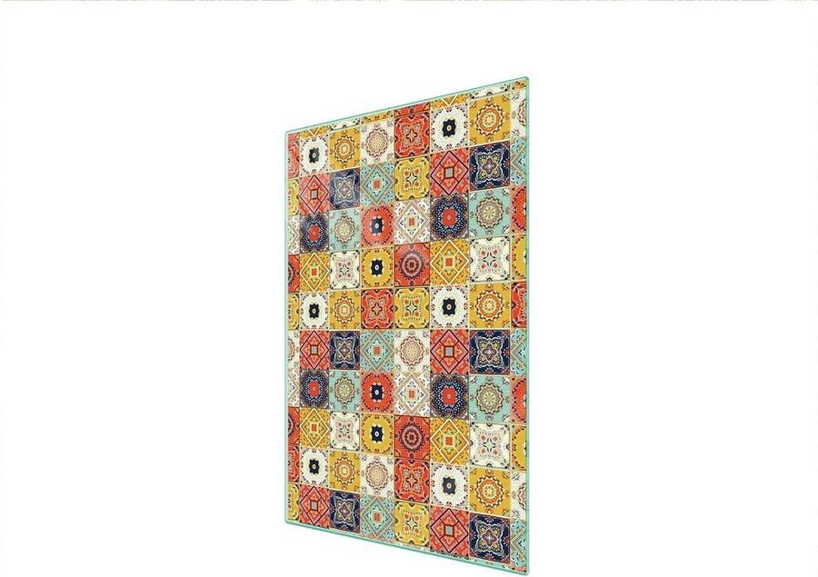 Fornuis afdekplaat Kookplaat beschermer Keuken organiseren Gehard glas 35 x 52 cm Mozaïek