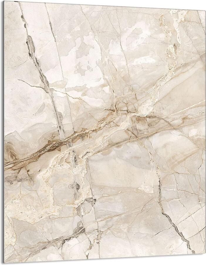 Fornuis afdekplaat Kookplaat beschermer Keuken organiseren Gehard glas 40 x 52 cm Marmerlook