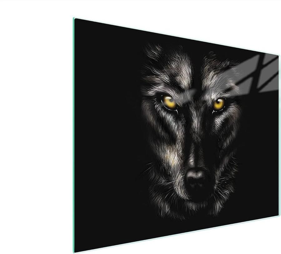 Fornuis afdekplaat Kookplaat beschermer Keuken organiseren Gehard glas 90 x 52 cm Zwart