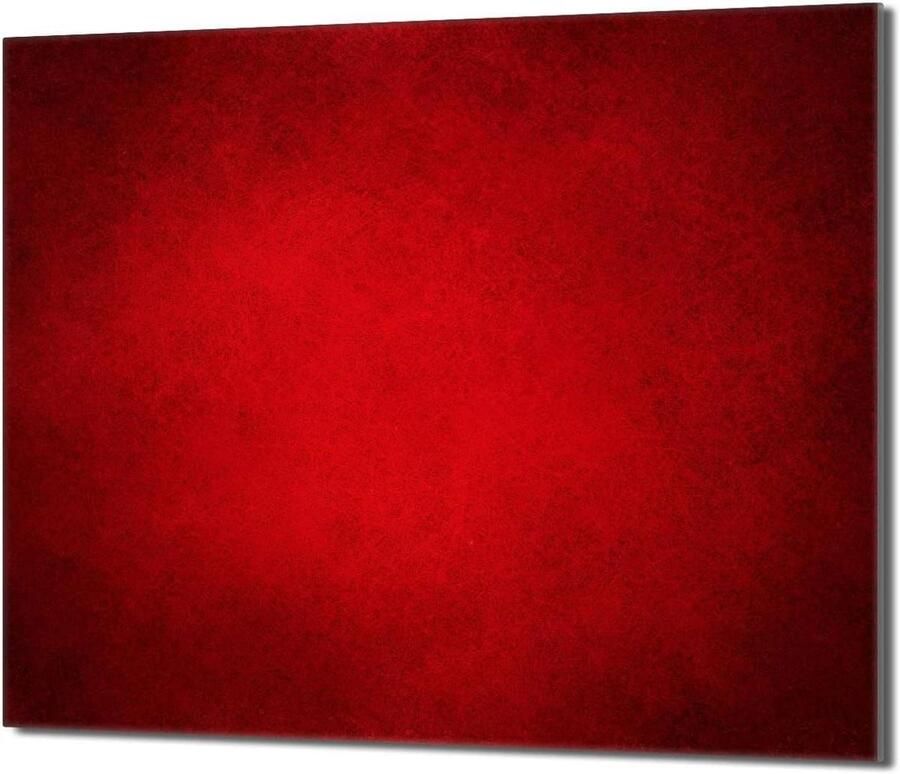 Fornuis Afdekplaat Kookplaat Beschermer Keuken Werkblad Gehard Glas 60x52 cm Rood