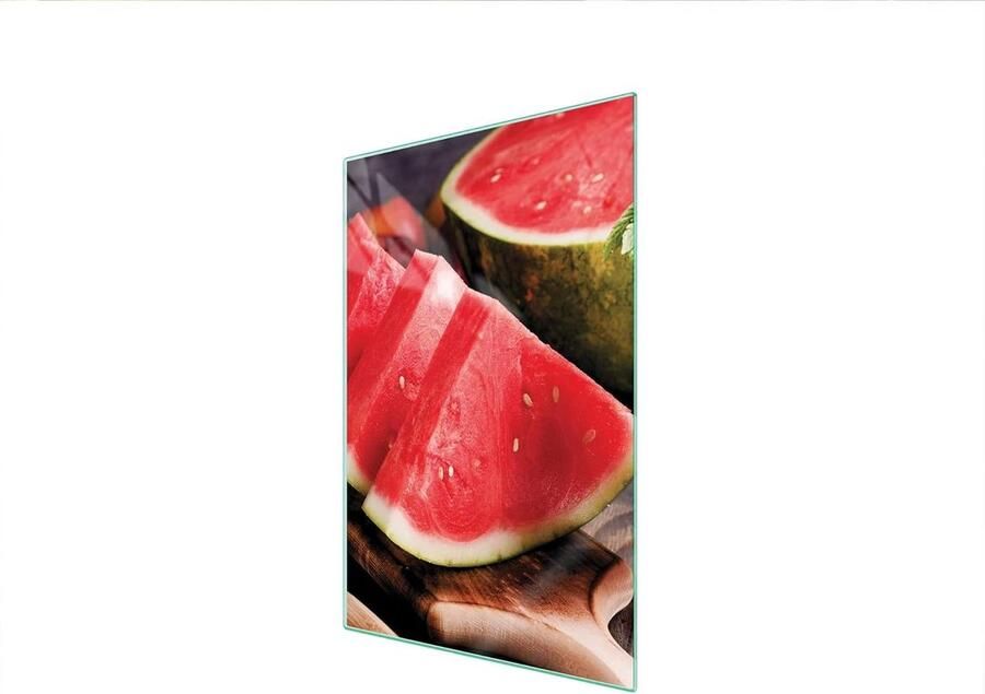 Fornuis Afdekplaat Kookplaat Beschermer Keuken Werkruimte Gehard Glas 35 x 52 cm Watermeloen