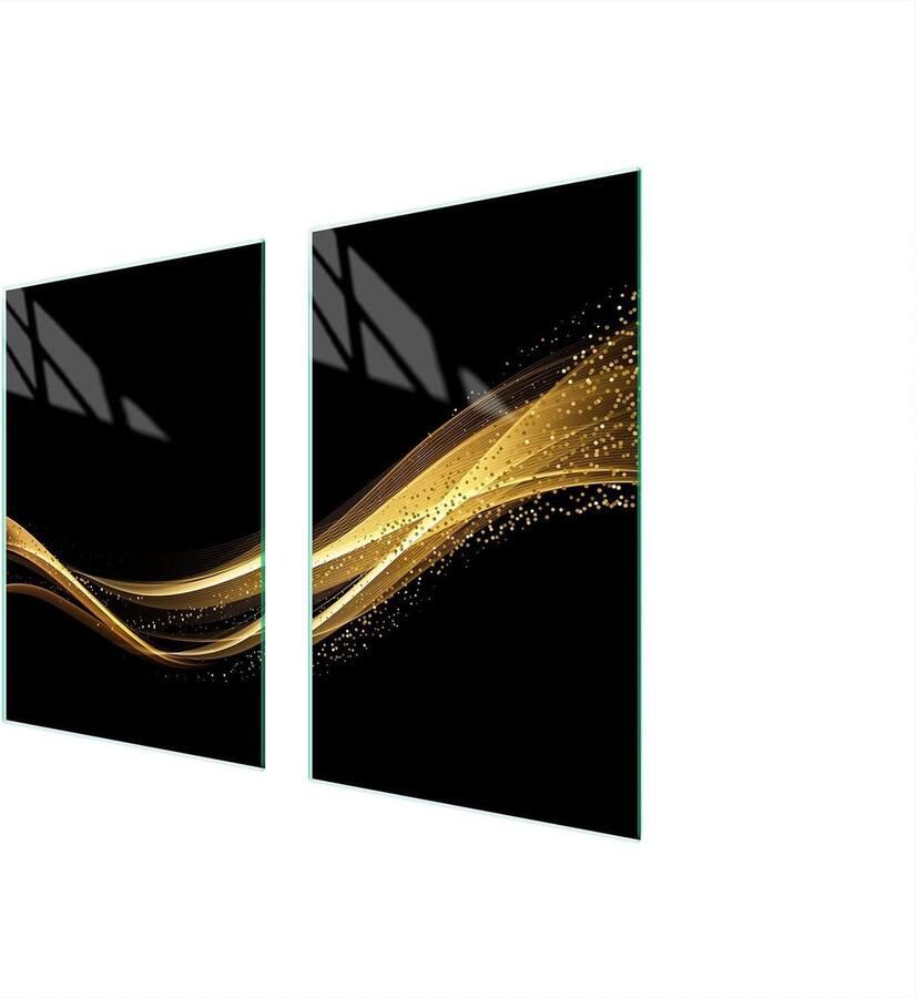 Fornuis Afdekplaat Kookplaat Beschermer Keuken Werkruimte Gehard Glas 65 x 52 cm Multicolor