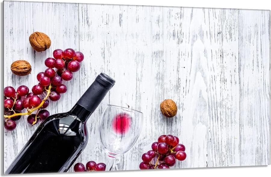 Fornuis Afdekplaat Kookplaat Beschermer Keuken Werkruimte Gehard Glas 80x52 cm GRAPE