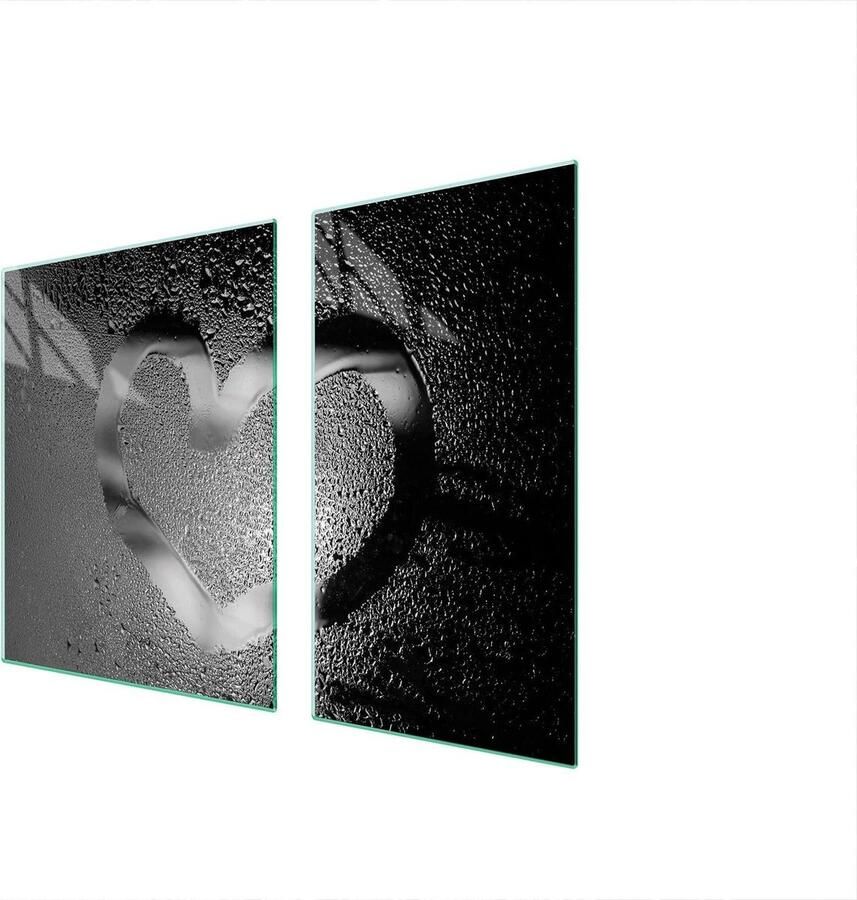 Fornuis Afdekplaat Kookplaat Beschermer Keuken Werkruimte Gehard Glas 90 x 52 cm Veelkleurig