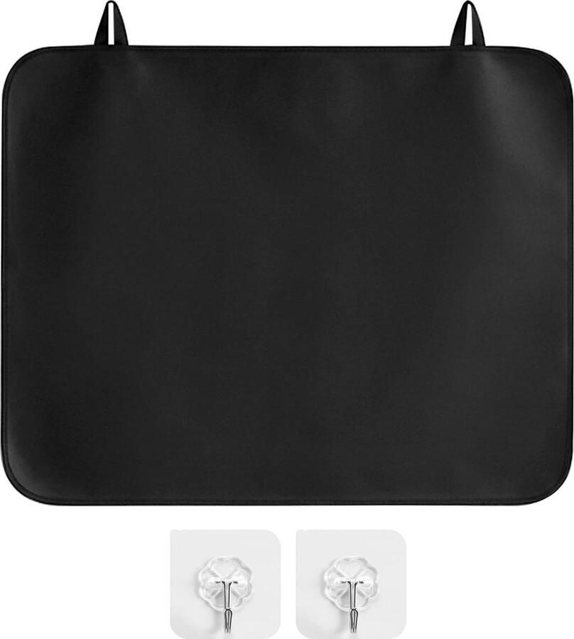 Fornuis afdekplaat Kookplaat beschermer Werkblad beschermen Antislip en hittebestendig 61 x 53 cm Zwart