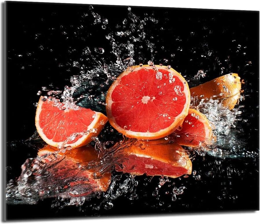 Fornuis Afdekplaat Kookplaat Beschermer Werkblad Vergroten Gehard Glas 60x52 cm Mozaïek