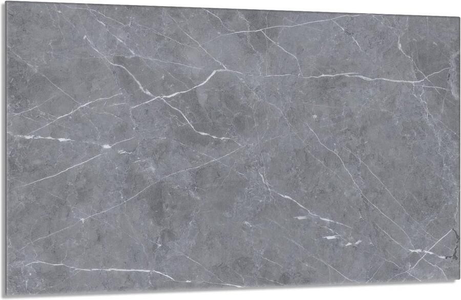 Fornuis afdekplaat Kookplaat bescherming Keukenblad verlengen Gehard glas 80x52 cm Marmerlook