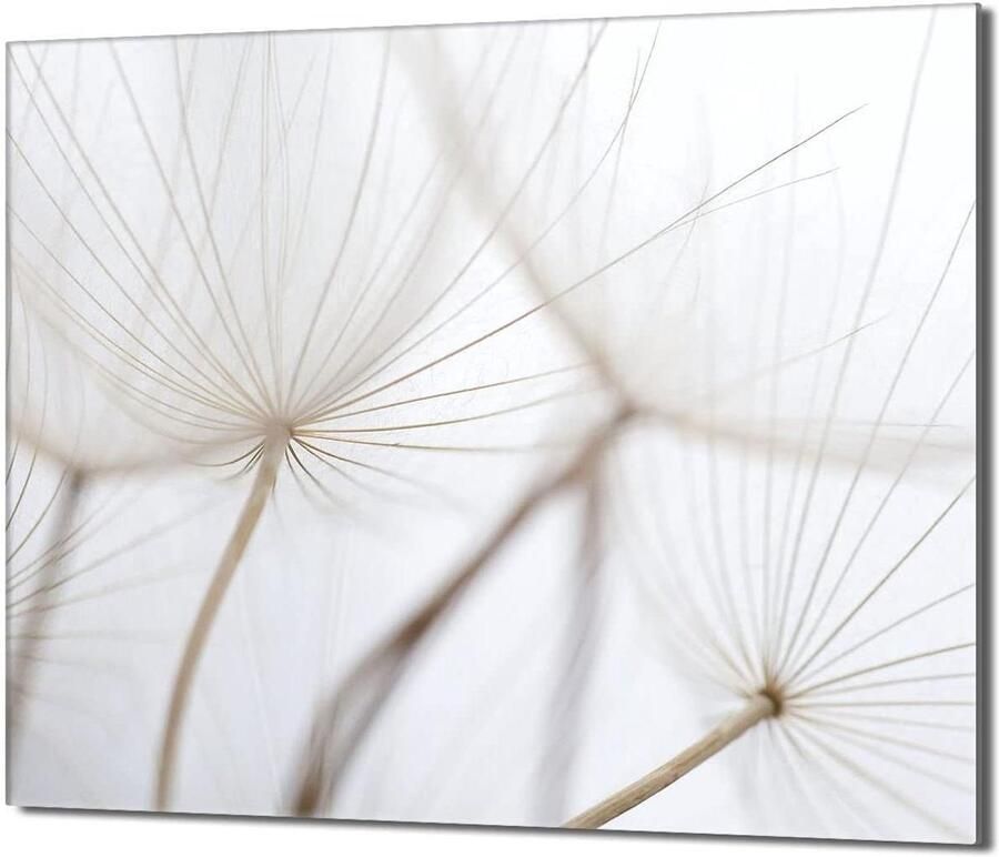 Fornuis Afdekplaat Kookplaatafdekking Glas Keuken Beschermen Gehard Glas 60x52 cm Bloemenprint