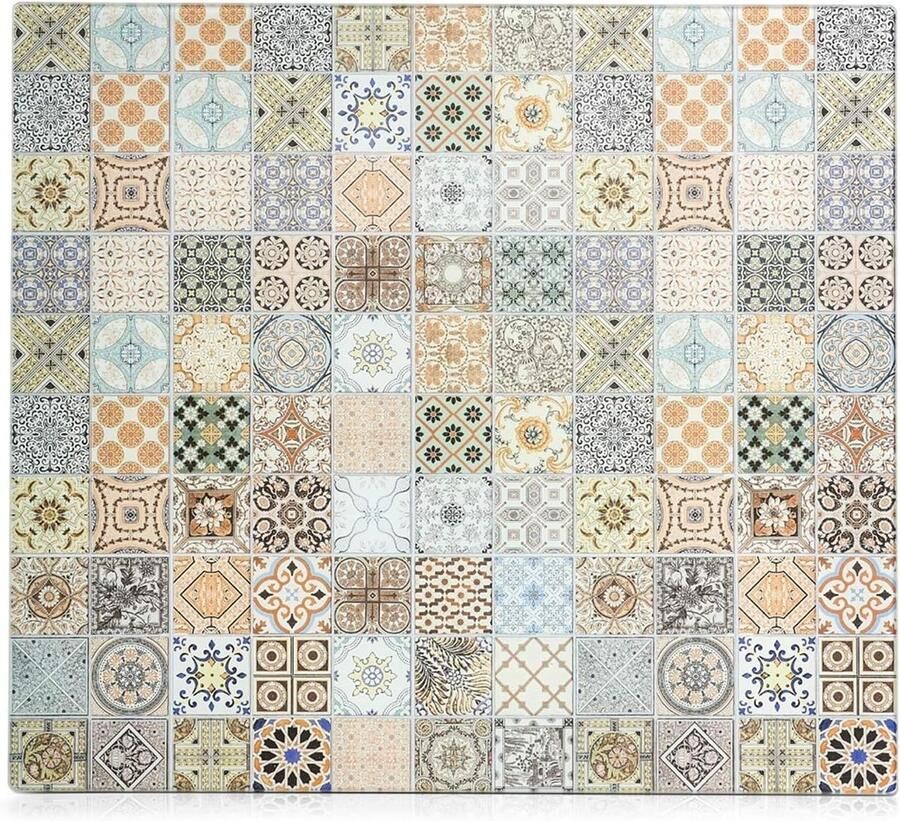 Fornuis Afdekplaat Mozaïek Glas 56 x 50 cm Hitze- en Snijvast