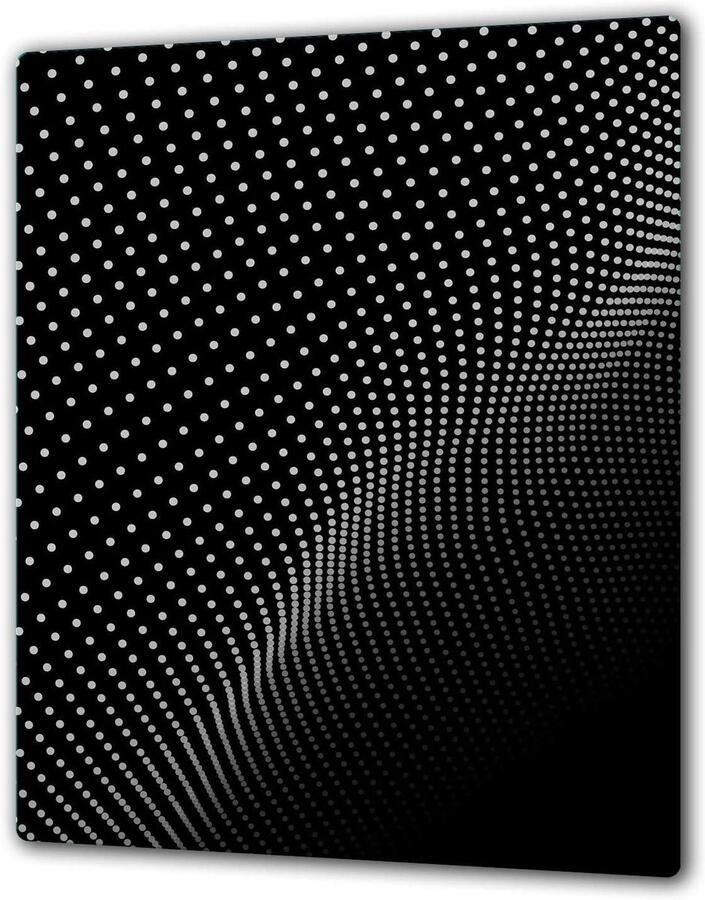 Fornuis Afdekplaat Werkblad Beschermer Extra Werkruimte Gehard Glas 40 x 52 cm Zwart