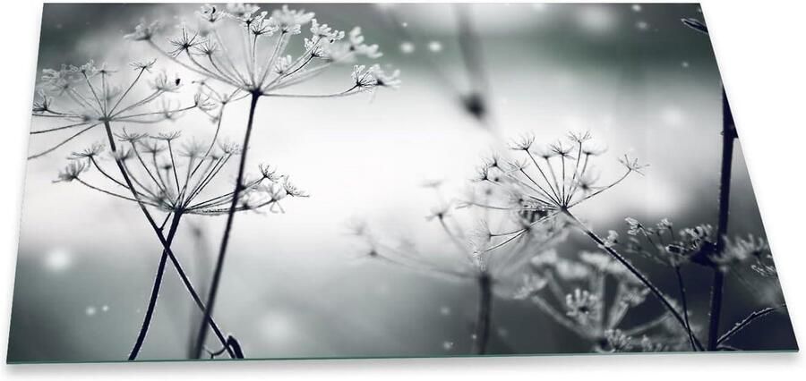 Fornuis afdekplaat Werkblad beschermer Extra werkruimte Krasbestendig glas 90x52 cm Groen