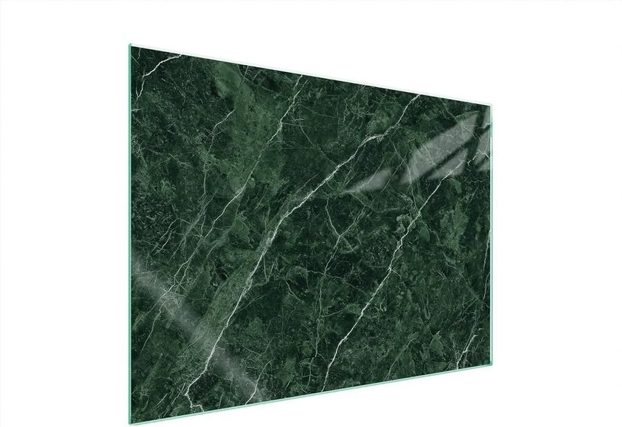 Fornuis Afdekplaat Werkblad Beschermer Koken & Snijden Gehard Glas 70 x 52 cm Marmer