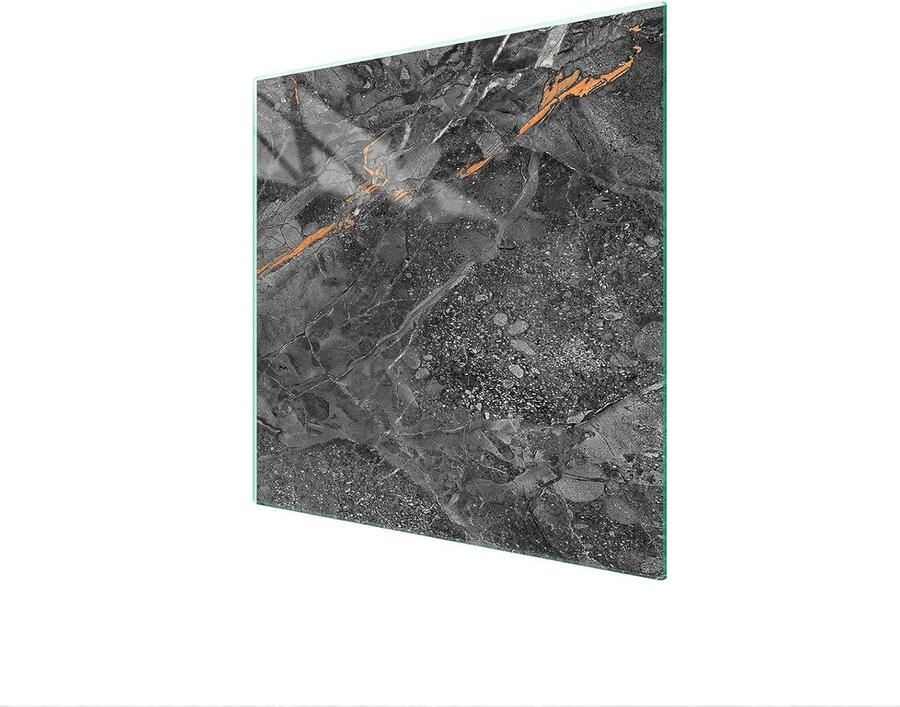 Fornuis Afdekplaat Werkbladbeschermer Glas Keuken Decoratie Krasbestendig Slagvast 50x52 cm Veelkleurig