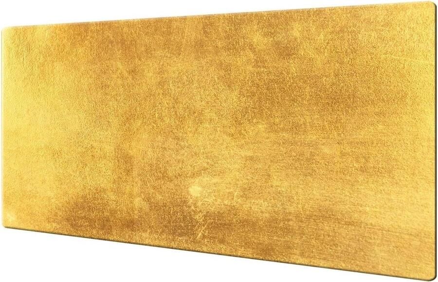 Fornuis Afdekplaten Glasplaat Kookplaat Keuken Beschermen Gehard Glas 80x52cm Geel